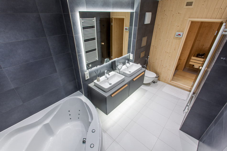 Badezimmer Serviced Apartment